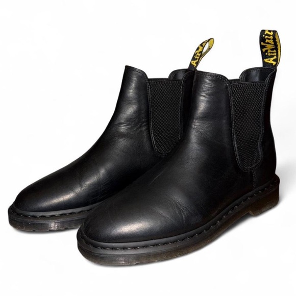 Doc Marten’s Graeme black Leather Chelsea boot size 9 - Picture 1 of 7